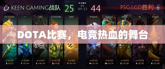 DOTA比赛，电竞热血的舞台